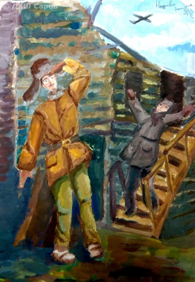 Наши летят! - Надеева Катя, 12 лет.jpg Наши летят! - Надеева Катя, 12 лет.jpg